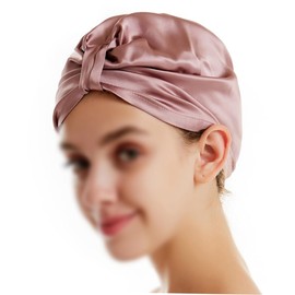 Baluue Quick Sleeping Bonnet Silk Sleeping Cap Hair Bonnet for Sleeping Silk Head Scarf Satin Bonnet Night Head Cap Silk Cap for Sleeping Silk Hair Bonnet Sleeping Hair Wrap Hats