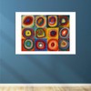 Spiffing Prints Wassily Kandinsky - Squares with Concentric Circles 1913