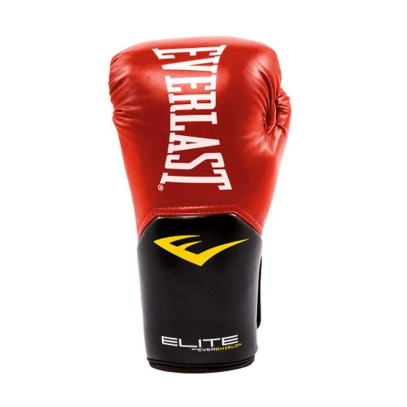 Everlast Elite Pro Style Training Gloves, Red, 14 oz