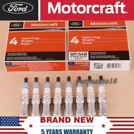 Factory/OEM 8PCS OEM Platinum Spark Plugs SP-548 CYFS12F1 For F150 5.0 V8 2.5L Mustang SP548