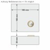 Square Acrylic Block 100 x 100 x 30 mm Transparent,