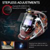 TRQWH Auto Darkening Welding Hood Helmet Light True Color &