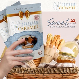 Southern Caramel Gourmet Caramel Bundle, Sea Salted, Original, Coffee & Bourbon, Soft Buttery Caramels, Handcrafted, Small Batch, Gluten Free, No Corn Syrup, Wrapped, Gift-Ready, 4 oz (Pack of 4)