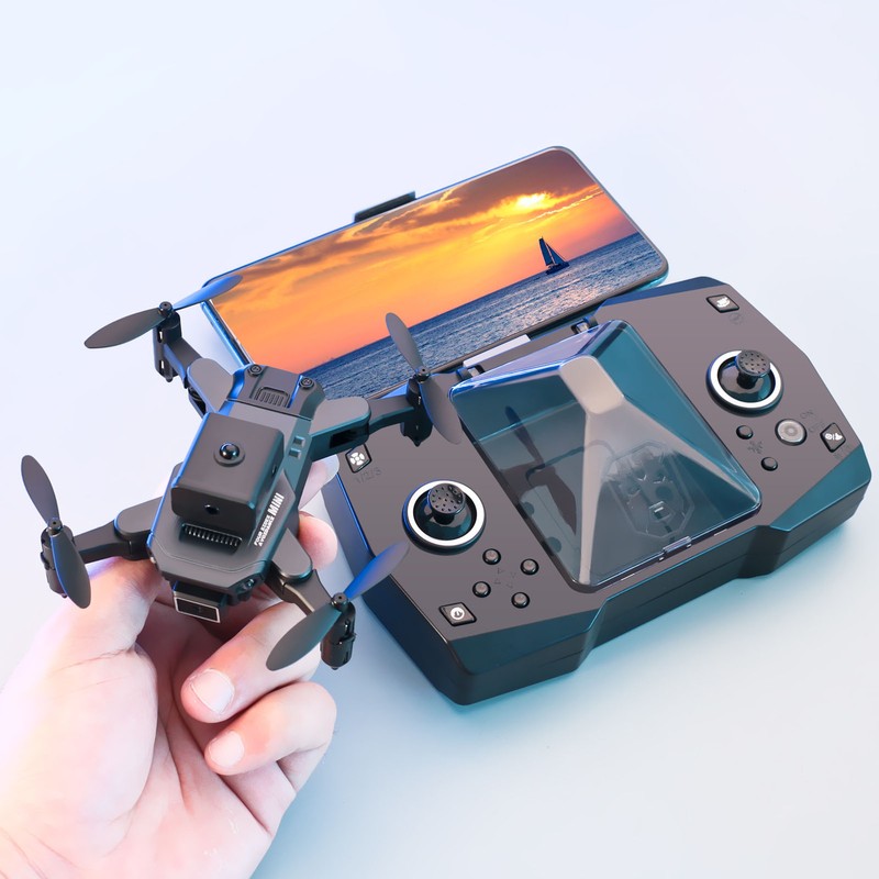 KY912 Mini Drone 4 Way Obstacle Avoidance Folding Quadcopter HD