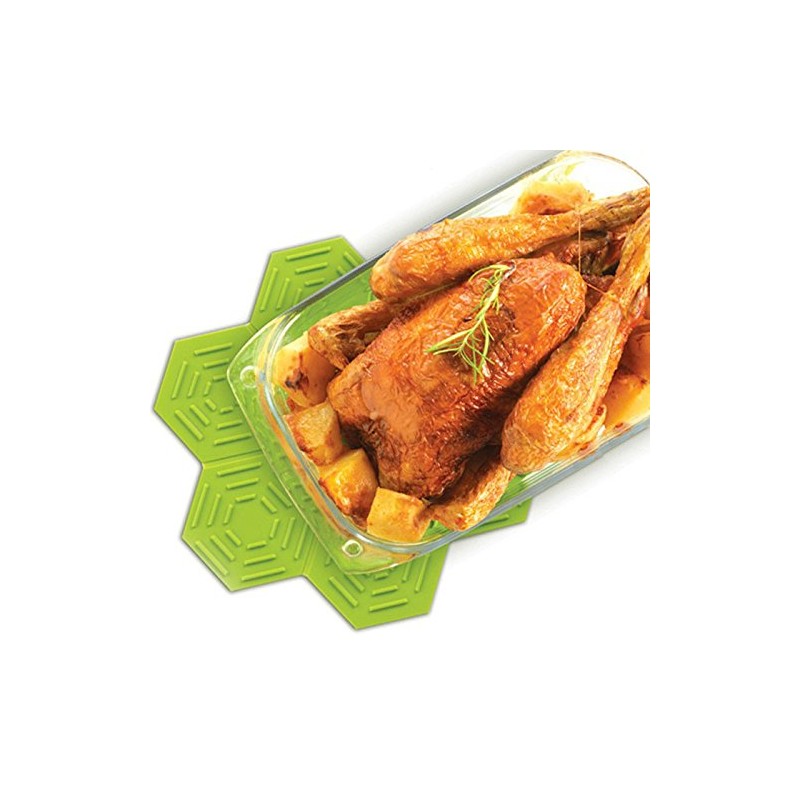 Mastrad A04318 Foldable Trivet, Green