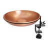 Monarch Abode Pure Copper Hand Hammered Deck Mounted Bird Bath