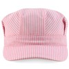 Armycrew Classic Cotton Train Engineer Conductor Adjustable Cap - Pink