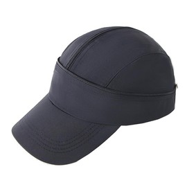 Ymombest Sport Sun Visor Hats Adjustable Empty Top Baseball Cap Cotton Ball Caps for Women and Men for Sun Protection and Outdoor Black