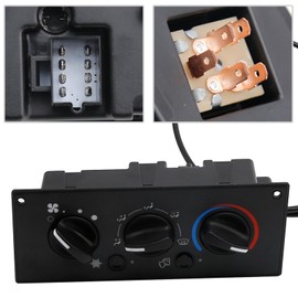 Heater A/C Control Switch 599-5511, Air Conditioning Control Module Panel Replacement for Kenworth C500 T300 T600A T800 W900 2002-2006 Replace F211025100 F211025110