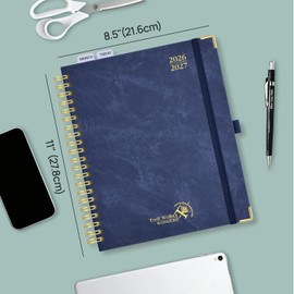 POPRUN Teacher Planner 2026-2027, 8.5"x11" Lesson Planner Book for Teachers