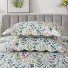 HoneiLife Queen Quilt Bedding Set - 3 Pieces Microfiber Quilt