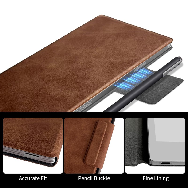 LaoShuSheng Magnetic Case for 7.3" Remarkable Paper Pro Move Tablet