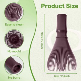 AOTISBAO Matcha Whisk, PP Resin PP Resin Matcha Stirrer, Traditional Handmade Japanese Matcha Tea Mixer Brush Mixing Tool Accessories for Tea Preparation Matcha (Coffee)