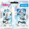 POPbuddies Hatsune Miku Pin Badges 2-Pack Set A, Metal
