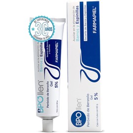 BPOllen Gel Peróxido de Benzoilo 5% 30 g Acné leve a moderado, granos, espinillas y puntos negros, uso facial y corporal
