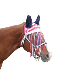 Derby Originals Reflective Mesh Fringe Fly Bonnet with 1 Year Warranty