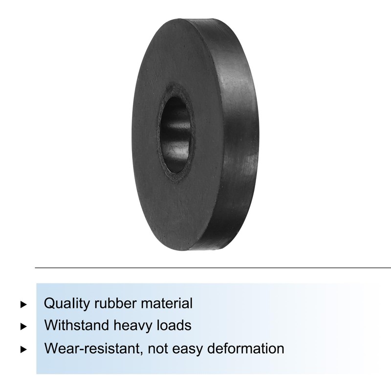 QUARKZMAN Pack of 36 Rubber Washers Rubber Spacer 30 mm