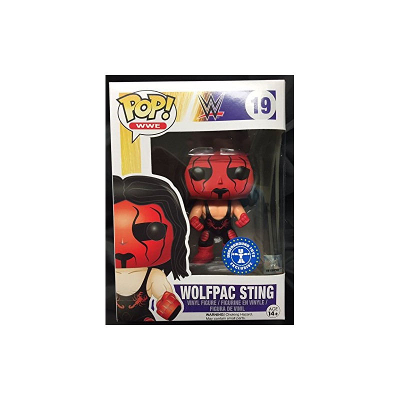 Funko - Figurine WWE - Wolfpac Sting Exclu Pop 10cm