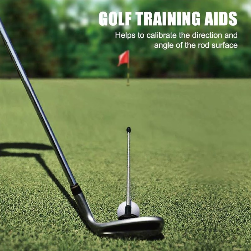 MiOYOOW Alignment Rods, Magnetic Club Alignment Stick Foldable Practice Trainning