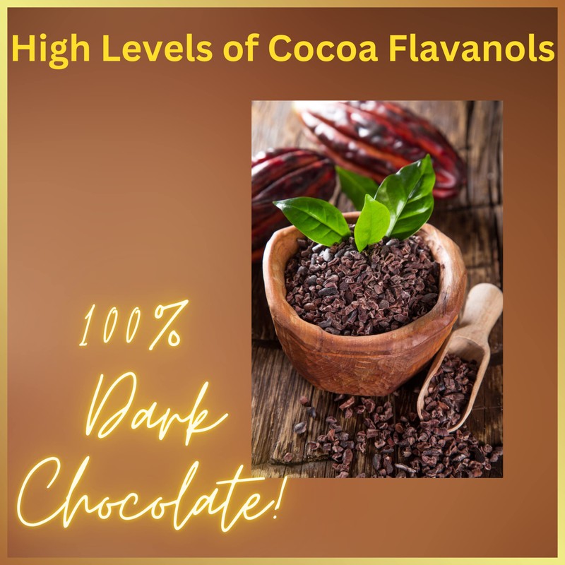 100% Pure Organic Cacao Nibs - 16 Oz - Unsweetened