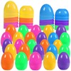 Biubumtu 30Pcs Fillable Easter Eggs, 2.36'' Plastic Bright Easter Eggs