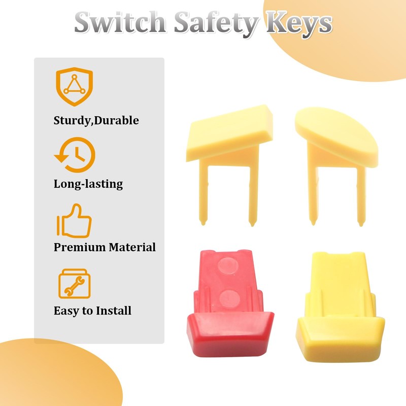 60256 22256 08912040610 Safety Switch Keys for Sears Craftsman,Ryobi,Delta Table