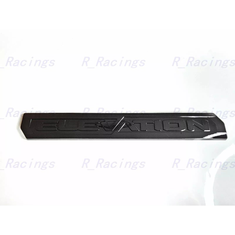 GMC Overlay 3PC Gloss Black Door Rear Elevation Emblem 2019+