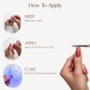 Tiras de uñas de gel semicuradas | Esmalte de uñas
