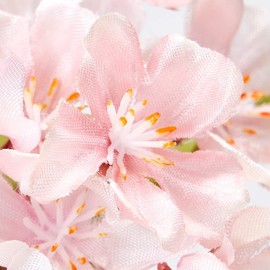 Tokyodo FM001792-zzz MAGIQ Artificial Flower, Light Cherry Blossom Pick, Two-tone Pink, Flower Diameter 1.4 x L8.3 inches (3.5 x 21 cm), 12 Rings Included, Flower Fuss W3.1 inches (8 cm)