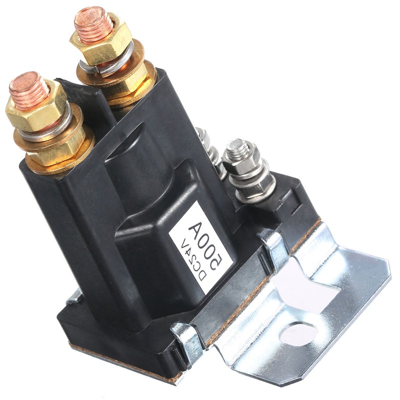 Portable 24V 500A Large Current DC Relay Dual Cells Isolator