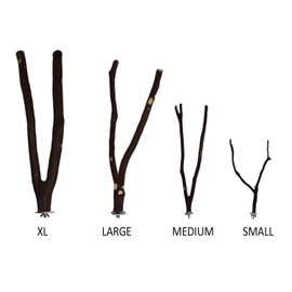 Exotic Nutrition Manzanita Branch 17" x 1/2" (Medium) - Durable Natural Cage Accessory - for Sugar Gliders, Marmosets, Squirrels, Birds, Parrots, Degus, Chinchillas & Other Small Animals