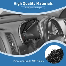 PDKLIN for Colorado Instrument Cluster Panel Trim Cover for Chevy Colorado/GMC Canyon 2014-2022 Black Wood Grain Interior Accessories 1pc