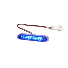 KOITO LED Edge Illuminated Shine 3.9 inches (100 mm) Type 12/24 V 0.8 W Blue Connector Included