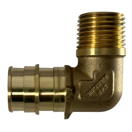 2 Pieces XFITTING 3/4" Pex A x 1/2" Male Elbow, F1960 Expansion MNPT Elbow