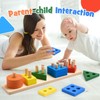 Wootoyz Wooden Montessori Toy from 1 2 3 Years, Children's