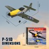 OMNANGO Rc Airplane，2.4GHZ Waterproof Remote Control Plane, 6-Axis Gyro Stabilization