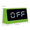 LED Digital Alarm Clock Silent Smart Temperature Date Luminous LargeScreen