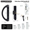 Sliding Glass Door Handle with Mortise Lock and Key Cylinder,Patio