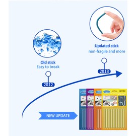 IUDAOIHK Drain Sticks Sink Cleaner Opener Enzyme Drain Cleaner to Keep Drains and Pipes Clear and Remove Odor 4 Packs(48 pcs)