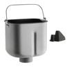 Masterpart Bread Pan Bucket with Handle & Kneading Blade Paddle