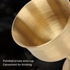 Brass Wine Goblet Exquisite Elegant Drinking Wine Cup Decoration Collection