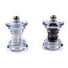 Items 4U! Salt And Pepper Mills, Clear Acrylic, Ceramic Grinders,