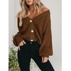 PRETTYGARDEN Women's Short Cardigan Sweaters V Neck Button-Down Long Sleeve