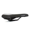 Crosser Comfort Plus Bicycle Saddle Black PVC Leather with Memory
