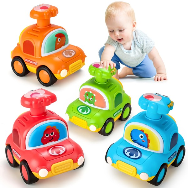 ALASOU Dinosaur Taxi Car Toys for 2 Year Old Boy|Baby