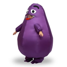 PhEuphranor Grimuce costume Purple Inflatable Costume with Eyes and Mouth, adult and kids Size