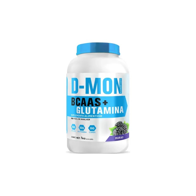 Aminoácidos Bcaas Glutamina D-mon Blue 1kg Varios Sabores