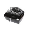 EGO Bike Black Motorcycle Luggage Trunk Compatible with Harley Honda