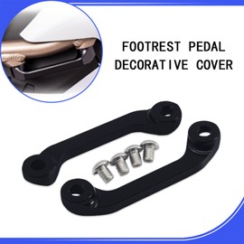 MFGZD Motorcyle Rear Footrest Passenger Foot Peg Blanking Plate Compatible With S1000RR S1000R 2019-2025 / M1000RR 21-25 / M1000R 23-25 / CRF1100L 20-25 CNC Motorcycle Rear Footrest Blanking Plates