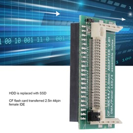 Adapter CF Card to Vertical 2.5 Inch 44-Pin IDE Hard Drive with IDE Slots and ITX Type I, II and Microdrive for Linux for DOS for